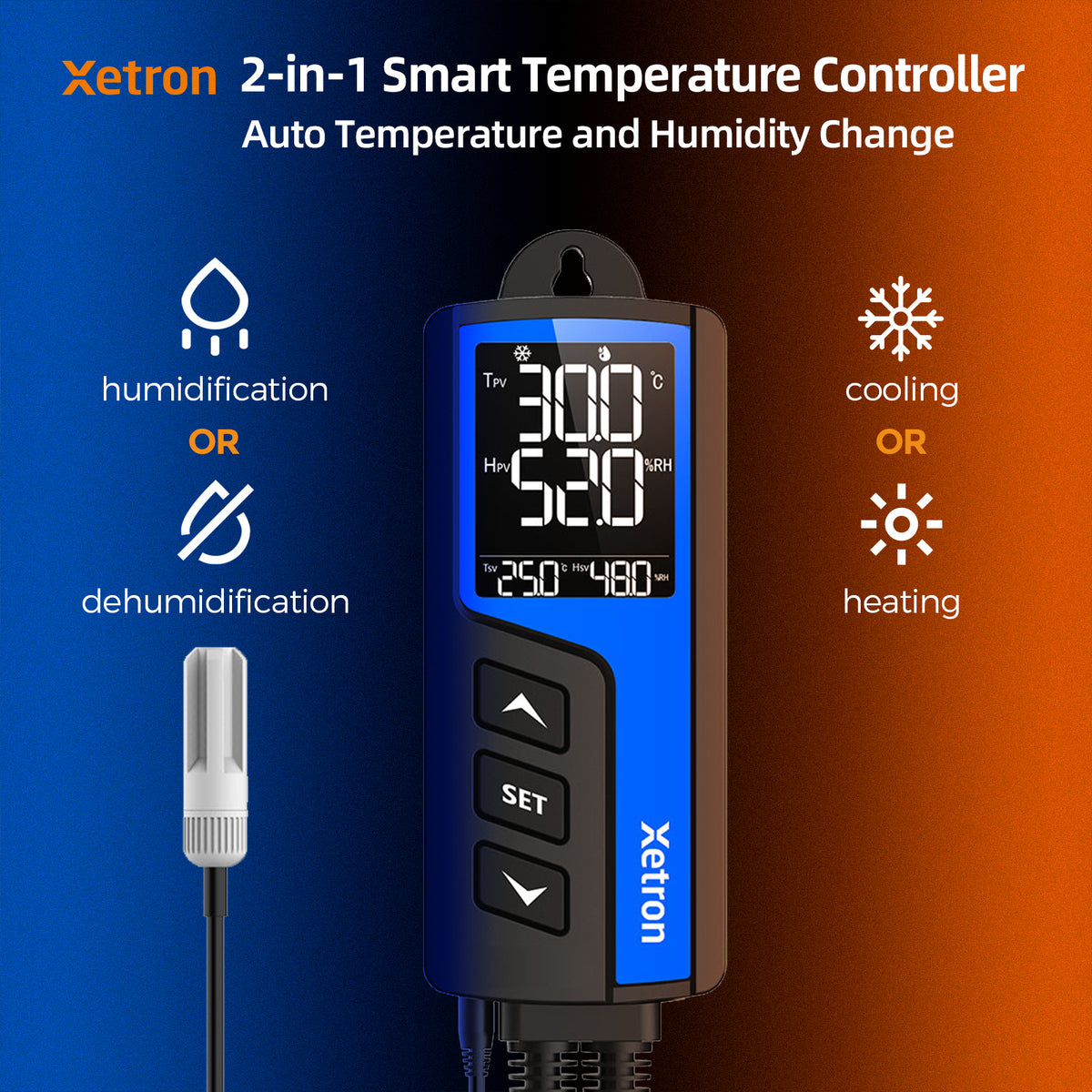 CONTROLLER 75, Smart Outlet Controller, Temperature, Humidity